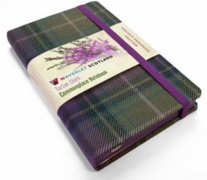 Scottish Traditions Heather Pocket Genuine Tartan Cloth Commonplace Notebook by Various