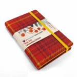 Scottish Traditions Rowanberry Pocket Genuine Tartan Cloth Commonplace Notebook