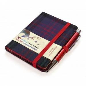 Scottish Traditions Hunting Mini with Pen Pocket Genuine Tartan Cloth Commonplace Notebook by Various