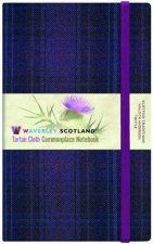 Waverley L Thistle Tartan Cloth Large Notebook