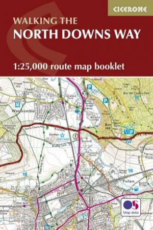 North Downs Way Map Booklet by Kev Reynolds