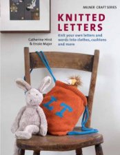 Knitted Letters  knit your own letters words and messages into clothes cushions and more