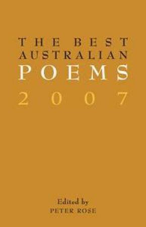 The Best Australian Poems 2007 by Various