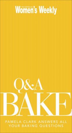 Q and A Bake by Australian Women's Weekly