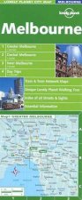 Lonely Planet City Map Melbourne