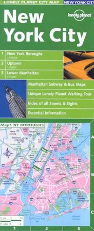 Lonely Planet City Map: New York City by Various