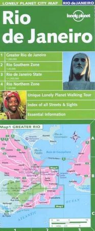 Lonely Planet City Map: Rio de Janeiro by Various