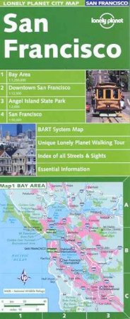 Lonely Planet City Map: San Francisco by Various