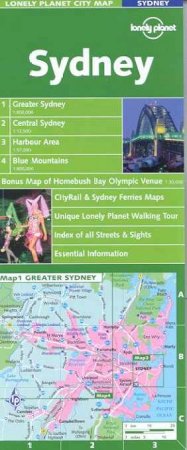 Lonely Planet City Map: Sydney by Various