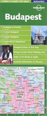 Lonely Planet City Map: Budapest by Various