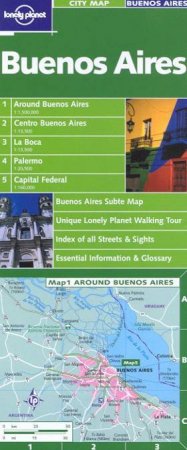 Lonely Planet City Map: Buenos Aires by Various