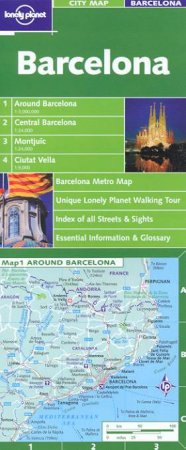 Lonely Planet City Map: Barcelona by Various