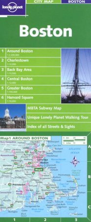 Lonely Planet City Map: Boston by Various