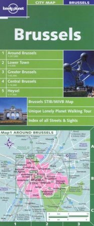 Lonely Planet City Map: Brussels by Various