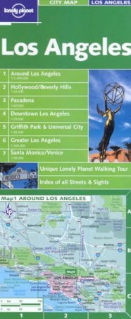 Lonely Planet City Map: Los Angeles by Various