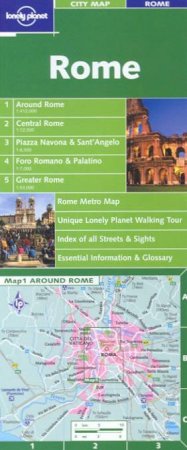 Lonely Planet City Map: Rome by Various