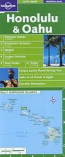 Lonely Planet City Map Honolulu and Oahu