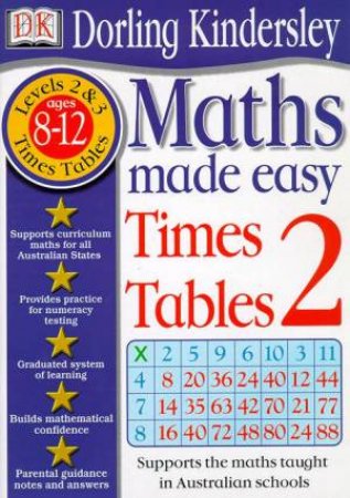 Maths Made Easy: Times Tables Topic Workbook 2 Level 3 - Ages 8 - 12 by Various