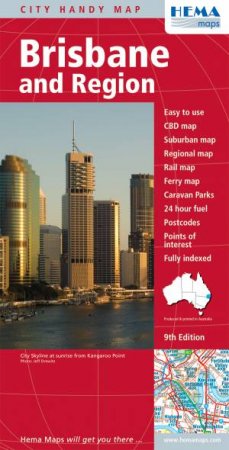 Brisbane & Region Handy Map 9 Ed. by Various