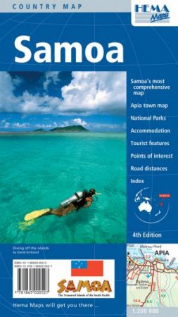 Hema Country Map: Samoa, 4th Ed. by Various