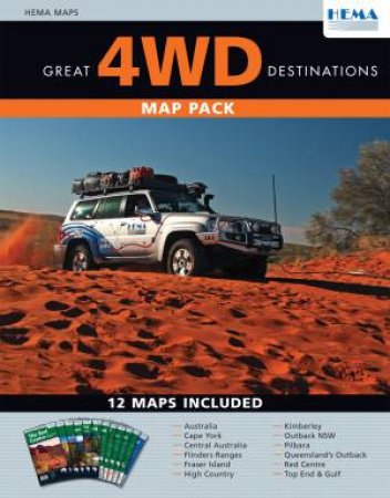 Great 4wd Destinations Map Pack by Various