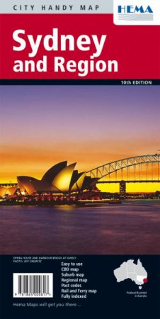 Sydney And Region Handy Map 10 Ed. by Various