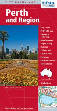 Perth & Region Handy Map 9 Ed. by Various