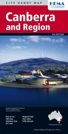 Canberra & Region Handy Map 5 Ed. by Various