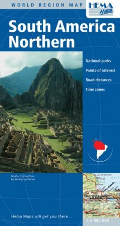 Hema Deluxe Map: South America Northern, 2nd Ed. by Various