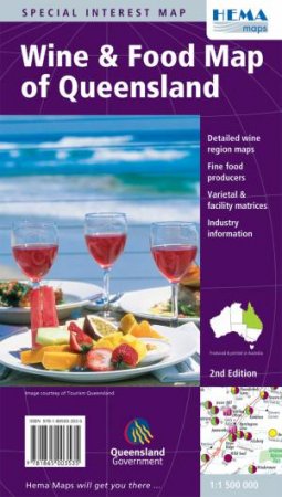 Wine And Food Map of Queensland 2 Ed. by Various