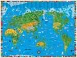 Kids World Wall Map