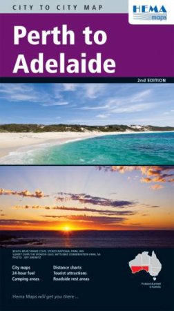 Hema City to City Map: Perth To Adelaide 2 Ed. by Various