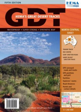 Great Desert Tracks North Central Sheet Map 5 Ed. by Various