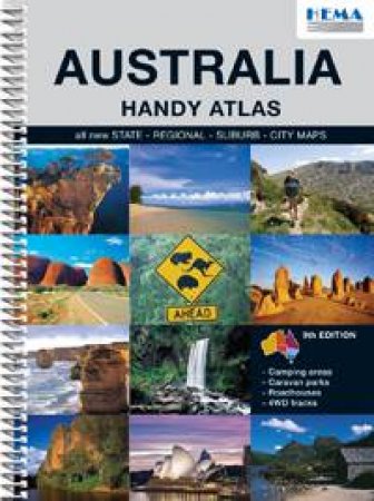 Australia Handy Atlas Spiral 9 Edition by Various