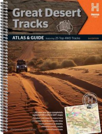 Hema Great Desert Tracks Atlas & Guide, 3rd Ed. by Various