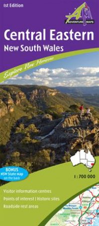 Central Eastern New South Wales Adventure Map by Various