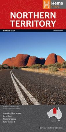 Hema Handy Map: Northern Territory, 12th Ed. by Various