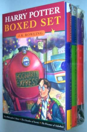 Harry Potter 3 Volume Hardcover Boxed Set by J K Rowling