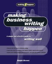 Making Business Writing Happen