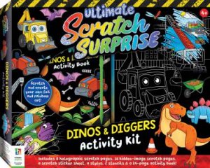 Ultimate Scratch Surprise Dinos & Diggers Activity Kit by Various