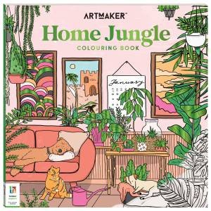 Art Maker Home Jungle Colouring Book by Ally Pedersen 