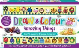 Draw And Colour Amazing Things 24-Pencil Set by Various