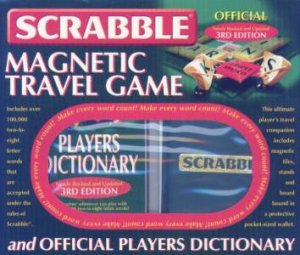 Scrabble Magnetic Travel Game And Official Players Dictionary Pack by Various