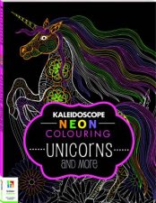 Kaleidoscope Neon Colouring Book Unicorns And More