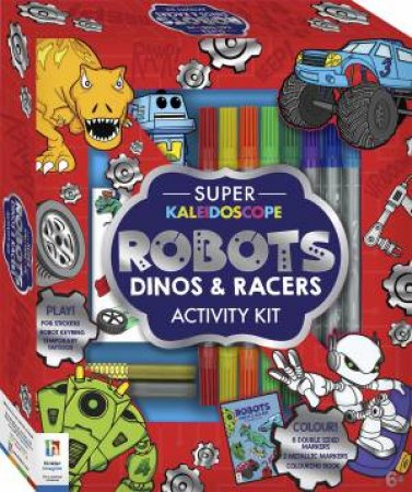 Super Kaleidoscope Activity Kit: Robots, Dinos And Racers by Various