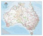 Australia Handy Map  750x625  Laminated