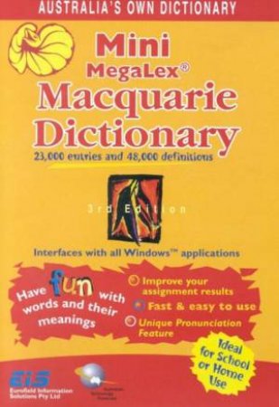 Mini MegaLex Macquarie Dictionary CD-ROM by Various