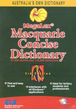 MegaLex Macquarie Concise Dictionary CD-ROM by Various