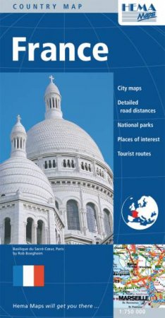 Hema Deluxe Map: France, 2nd Ed. by Various