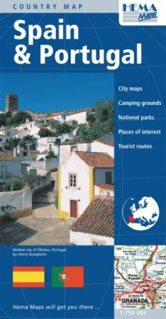 Hema Deluxe Map: Spain & Portugal, 2nd Ed. by Various